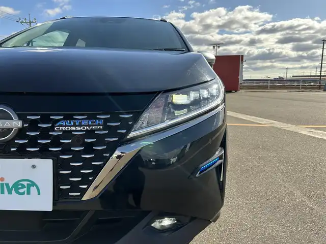 日産 ノート e－パワーオーテック 佐賀県 2019(令1)年 7.3万km スーパーブラック 純正SDナビゲーション/・フルセグTV/CD/DVD/SD/Bluetooth/アラウンドビューモニター/ETC/デジタルインナーミラー/ISOFIX対応/革巻きステアリング/ステアリングリモコン/純正15インチアルミホイール/純正LEDヘッドライト/純正フォグランプ/純正フロアマット/新車保証書/取扱説明書/スペアキー１本/インテリジェントクルーズコントロール/レーンディパーチャーワーニング/エマージェンシーブレーキ/横滑り防止装置