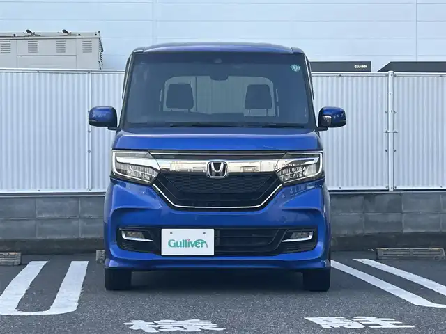 ホンダ Ｎ ＢＯＸ カスタム G L ホンダセンシング 群馬県 2018(平30)年 4.7万km ブリリアントスポーティブルーメタリック2トーン ホンダセンシング/・衝突軽減ブレーキ/・アダクティブクルーズコントロール/・車線維持支援システム/・オートハイビーム/・先行車発進お知らせ機能/・誤発進抑制機能/純正メモリナビゲーション/（CD/DVD/SD/BT/USB/フルセグTV）/バックカメラ/両側パワースライドドア/ビルトインETC/前方ドライブレコーダー/クリアランスソナー/LEDヘッドライト/フォグランプ/ドアバイザー/電格ミラー/純正フロアマット/純正14インチアルミホイール