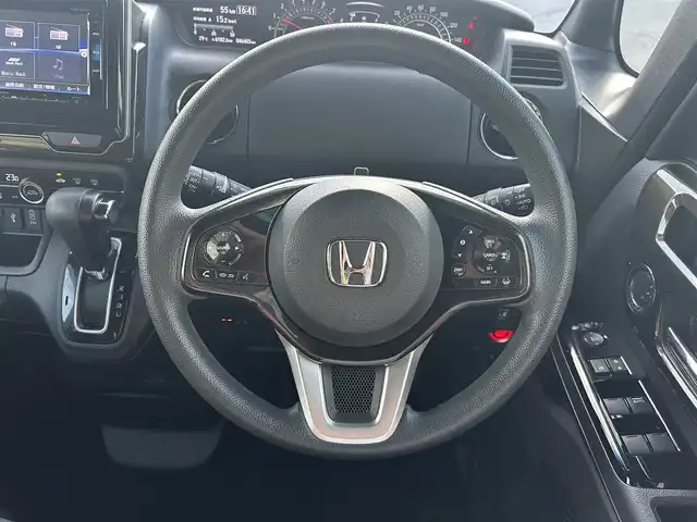ホンダ Ｎ ＢＯＸ カスタム G L ホンダセンシング 群馬県 2018(平30)年 4.7万km ブリリアントスポーティブルーメタリック2トーン ホンダセンシング/・衝突軽減ブレーキ/・アダクティブクルーズコントロール/・車線維持支援システム/・オートハイビーム/・先行車発進お知らせ機能/・誤発進抑制機能/純正メモリナビゲーション/（CD/DVD/SD/BT/USB/フルセグTV）/バックカメラ/両側パワースライドドア/ビルトインETC/前方ドライブレコーダー/クリアランスソナー/LEDヘッドライト/フォグランプ/ドアバイザー/電格ミラー/純正フロアマット/純正14インチアルミホイール