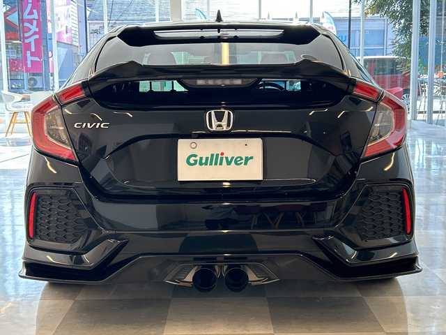 ホンダ シビック ハッチバック ホンダセンシング 岐阜県 2019(令1)年 4.8万km クリスタルブラックパール 純正ナビ7インチ/プッシュスタート/社外ターボタイマー/社外フロントスポイラー/社外リヤトランクスポイラー/フォグ/サイドバイザー/スタッドレスタイヤ積み込み/カーボンミラーカバー/ETC/社外アルミホイール/レーンキープアシスト/純正マット/クルーズコントロール/スマートキー/取扱説明書/LEDヘッドライト/オートライト/衝突軽減システム