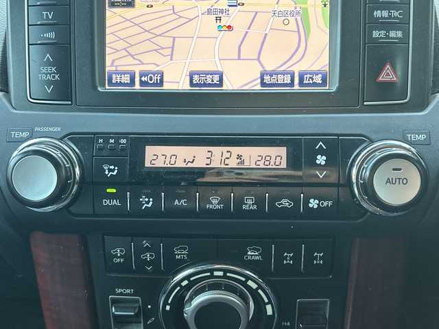 トヨタ ランドクルーザー プラド TZ－G 愛知県 2017(平29)年 13.1万km ブラック 純メーカーSDナビテレビ/フルセグテレビ/バックカメラ/サンルーフ/黒レザーシート/シートヒーター/ドライブレコーダー/ビルドインETC/純18インチAW/新車保証書/取説/スペアキー