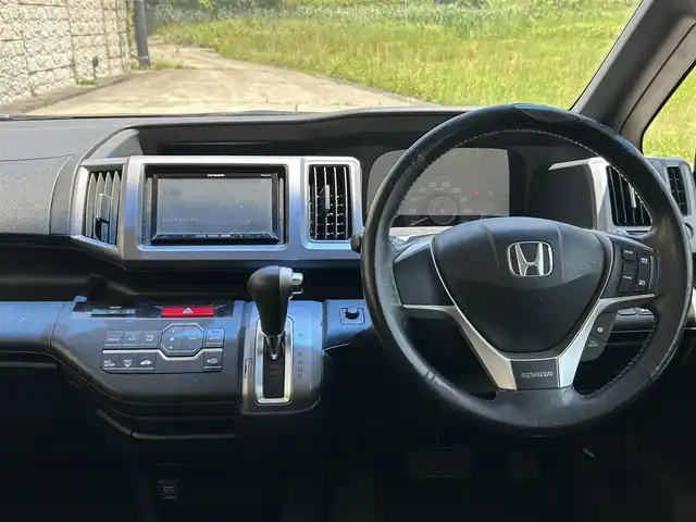 ホンダ ステップワゴン スパーダ Z クールスピリット 長崎県 2012(平24)年 11.5万km プレミアムスパークルブラックパール 社外HDDナビ/(CD/DVD/BT/MSV/フルセグ)/バックカメラ/両側パワースライドドア/ハーフレザーシート/クルーズコントロール/ETC/オートライト/フォグランプ/パドルシフト