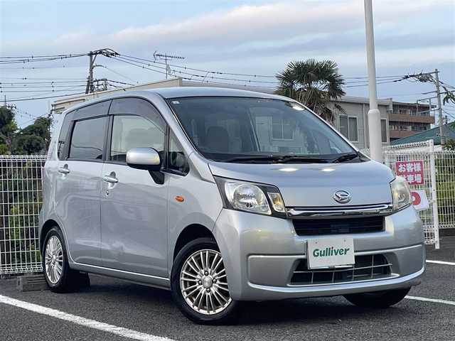 ダイハツ ムーヴ L 静岡県 2013(平25)年 5.9万km ブライトシルバーメタリック ユーザー買取車両/アイドリングストップ/社外アルミホイール　14インチ/パワーウィンドウ/ドリンクホルダー　D・N/シガーソケット/FM.AM