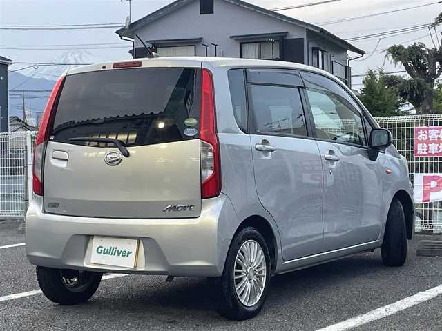 ダイハツ ムーヴ L 静岡県 2013(平25)年 5.9万km ブライトシルバーメタリック ユーザー買取車両/アイドリングストップ/社外アルミホイール　14インチ/パワーウィンドウ/ドリンクホルダー　D・N/シガーソケット/FM.AM
