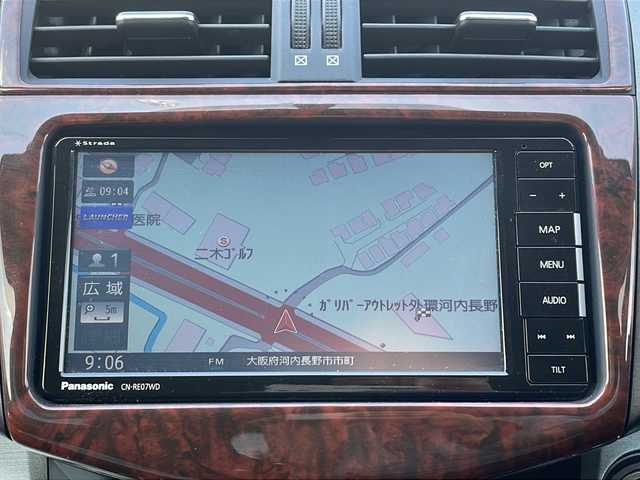 トヨタ ヴァンガード 240S Sパッケージ 大阪府 2012(平24)年 8万km ブラック ワンオーナー/社外ナビ/フルセグTV/CD/BT/クルコン/パドルシフト/ETC/バックカメラ/オートライト/ダウンヒルアシストコントロール/純正１８インチAW/取説/保証書/スペアキーｘ１
