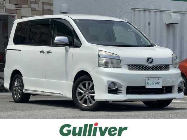 トヨタ ヴォクシー ZS 煌Ⅲ 徳島県 2013(平25)年 10.9万km ホワイトパールクリスタルシャイン 純正SDナビ/（Bluetooth/CD/DVD/フルセグ/SD）/バックカメラ/両側パワースライドドア/スマートキー/プッシュスタート/パドルシフト/電格ミラー/ウインカーミラー