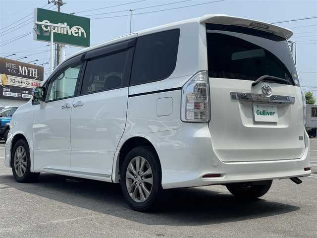 トヨタ ヴォクシー ZS 煌Ⅲ 徳島県 2013(平25)年 10.9万km ホワイトパールクリスタルシャイン 純正SDナビ/（Bluetooth/CD/DVD/フルセグ/SD）/バックカメラ/両側パワースライドドア/スマートキー/プッシュスタート/パドルシフト/電格ミラー/ウインカーミラー