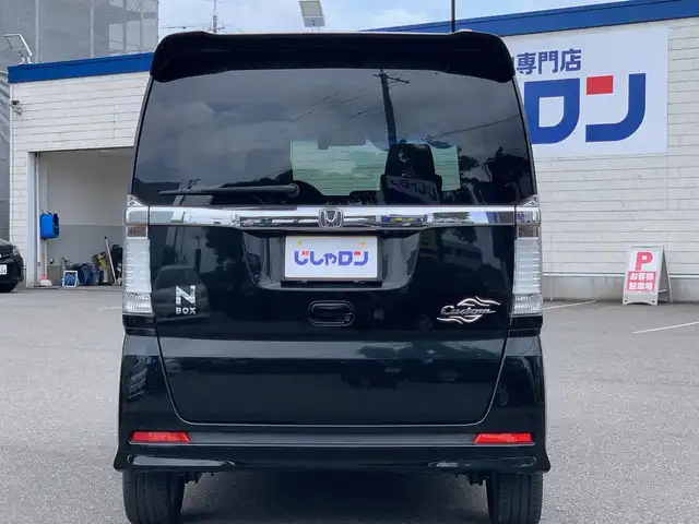 ホンダ Ｎ ＢＯＸ カスタム G ターボSSパッケージ 福井県 2013(平25)年 5.3万km クリスタルブラックパール (株)IDOMが運営する【じしゃロン福井店】の自社ローン専用車両になりますこちらは現金またはオートローンご利用時の価格です。自社ローンご希望の方は別途その旨お申付け下さい/純正メモリーナビ/フルセグTV・DVD・BT/両側パワースライドドア/クルーズコントロール/革巻きステアリング/ターボ/バックカメラ/ドライブレコーダー/ETC/HID/スマートキー
