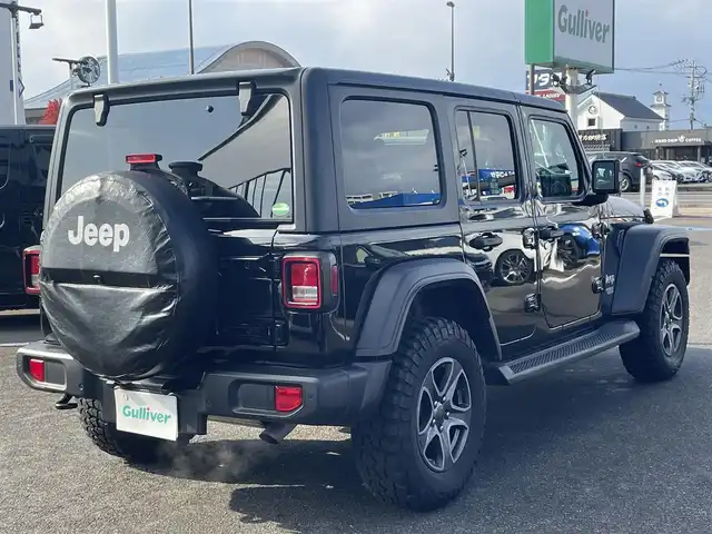 クライスラー・ジープ ジープ ラングラー アンリミテッド スポーツ 長崎県 2019(令1)年 9.4万km 黒 純正ディスプレイオーディオ/BT/USB/AUX/バック/サイドカメラ/クルーズコントロール/純正17インチAW/オートライト/ETC