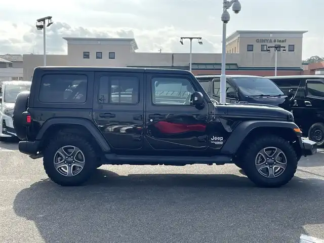 クライスラー・ジープ ジープ ラングラー アンリミテッド スポーツ 長崎県 2019(令1)年 9.4万km 黒 純正ディスプレイオーディオ/BT/USB/AUX/バック/サイドカメラ/クルーズコントロール/純正17インチAW/オートライト/ETC