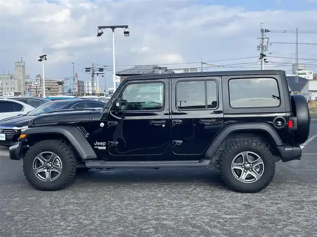クライスラー・ジープ ジープ ラングラー アンリミテッド スポーツ 長崎県 2019(令1)年 9.4万km 黒 純正ディスプレイオーディオ/BT/USB/AUX/バック/サイドカメラ/クルーズコントロール/純正17インチAW/オートライト/ETC
