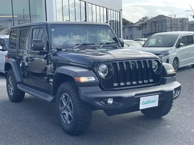 クライスラー・ジープ ジープ ラングラー アンリミテッド スポーツ 長崎県 2019(令1)年 9.4万km 黒 純正ディスプレイオーディオ/BT/USB/AUX/バック/サイドカメラ/クルーズコントロール/純正17インチAW/オートライト/ETC