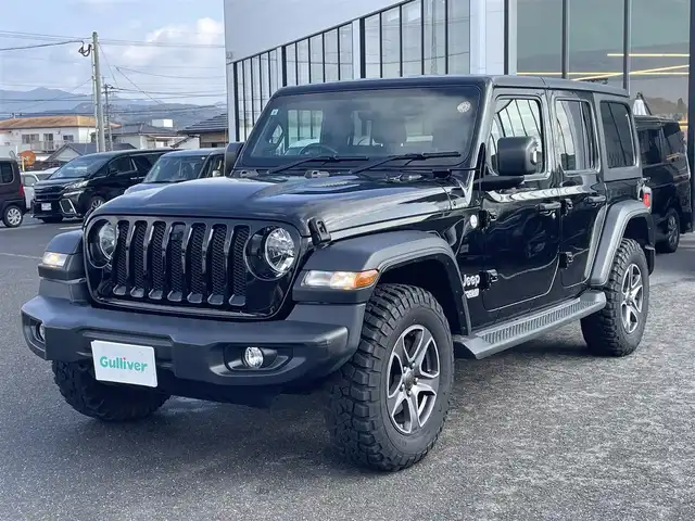 クライスラー・ジープ ジープ ラングラー アンリミテッド スポーツ 長崎県 2019(令1)年 9.4万km 黒 純正ディスプレイオーディオ/BT/USB/AUX/バック/サイドカメラ/クルーズコントロール/純正17インチAW/オートライト/ETC