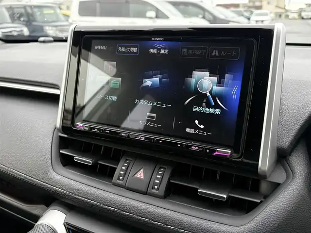 トヨタ ＲＡＶ４ G Zパッケージ 大分県 2020(令2)年 5.4万km ホワイトパールクリスタルシャイン ワンオーナー/大型サンルーフ/黒レザーシート/前席シートヒーター/パワーシート/パワーバックドア/社外9型ナビ フルセグTV CD DVD BT/バックカメラ/デジタルインナーミラー/スマートキー2個/衝突被害軽減ブレーキ/レーダークルーズコントロール/レーンアシスト/オートマチックハイビーム/ブラインドスポットモニタ/LEDオートヘッドライト/フォグライト/ビルトインETC/前後ドラレコ/ステアリングリモコン/19インチアルミホイール/W サイド カーテン ニー エアバッグ/保証書　取説 ナビ取説/禁煙車