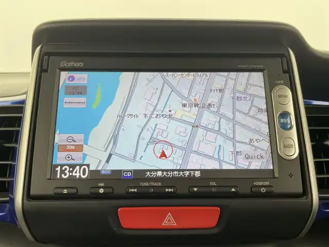 ホンダ Ｎ ＢＯＸ G Lパッケージ 大分県 2015(平27)年 3.4万km ブリリアントスポーティブルーメタリック2トーン 純正ナビ/CD/DVD/Bluetooth/両側パワースライドドア/スマートキー/社外ETC/後席サンシェード/エンジンスタートスイッチ/衝突被害軽減システム