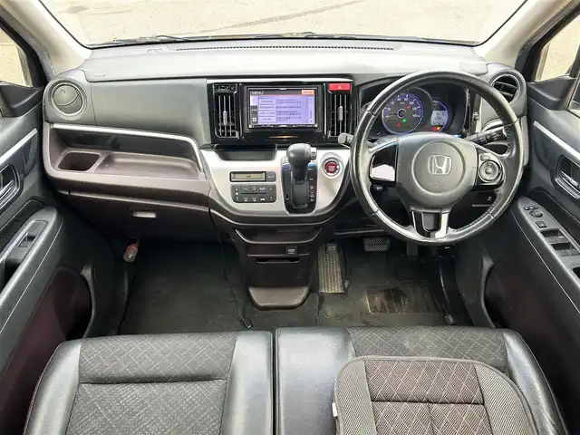 ホンダ Ｎ ＷＧＮ カスタム G Aパッケージ 新潟県 2014(平26)年 4.4万km スマートブラック (株)IDOMが運営する【じしゃロン新潟店】の自社ローン対象車両になります。こちらは現金ご利用時の価格です。自社ローンご希望の方は別途その旨お申付け下さい。/プッシュスタート/スマートキー/ETC/クルーズコントロール/ドライブレコーダー/社外ナビ/CD、AM、FM視聴可能/ワンセグテレビ(走行時視聴可能)/ハーフレザー/キセノンヘッドランプ/ウインカーミラー