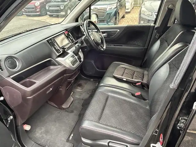 ホンダ Ｎ ＷＧＮ カスタム G Aパッケージ 新潟県 2014(平26)年 4.4万km スマートブラック (株)IDOMが運営する【じしゃロン新潟店】の自社ローン対象車両になります。こちらは現金ご利用時の価格です。自社ローンご希望の方は別途その旨お申付け下さい。/プッシュスタート/スマートキー/ETC/クルーズコントロール/ドライブレコーダー/社外ナビ/CD、AM、FM視聴可能/ワンセグテレビ(走行時視聴可能)/ハーフレザー/キセノンヘッドランプ/ウインカーミラー