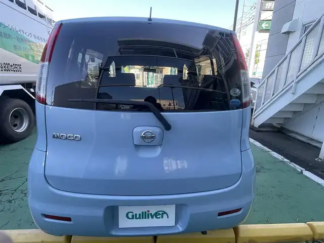 日産 モコ S 埼玉県 2010(平22)年 4.3万km エアブルーメタリック 新車時保証書/取扱説明書/純正ラジオ付CDプレーヤー/　（CD/ラジオ）/ヘッドランプレベライザー/タイヤサイズ　　155/65/R13