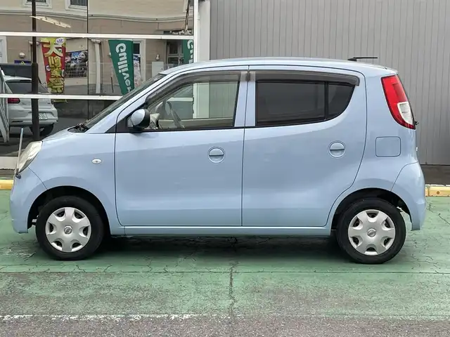 日産 モコ S 埼玉県 2010(平22)年 4.3万km エアブルーメタリック 新車時保証書/取扱説明書/純正ラジオ付CDプレーヤー/　（CD/ラジオ）/ヘッドランプレベライザー/タイヤサイズ　　155/65/R13