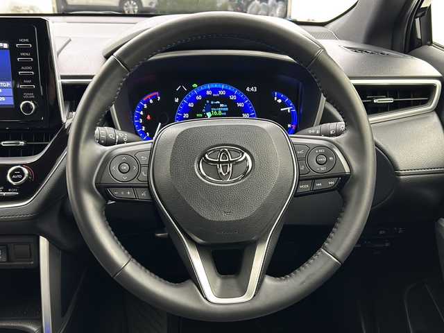 トヨタ カローラ クロス ハイブリッド Z 宮城県 2022(令4)年 5.2万km アティチュードブラックマイカ 純正ディスプレイオーディオナビ/・BT接続/AM/FM/純正18インチホイール/フルセグTV/トヨタセーフティセンス/・衝突被害軽減ブレーキ/・プリクラッシュセーフティ/・レーダークルーズコントロール/・ドライバー異常時対応システム/LEDヘッドライト/・フォグランプ/・レベライザー/・オートハイビーム/DN席シートヒーター/パワーシート/パワーバックドア/電動格納ミラー