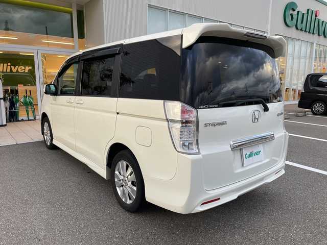 ホンダ ステップワゴン スパーダ Z 石川県 2011(平23)年 13.2万km パール ４WD/社外メモリーナビ/フルセグTV/バックカメラ/両側パワースライドドア/スマートキー/純正アルミホイール/電動ミラー/ETC