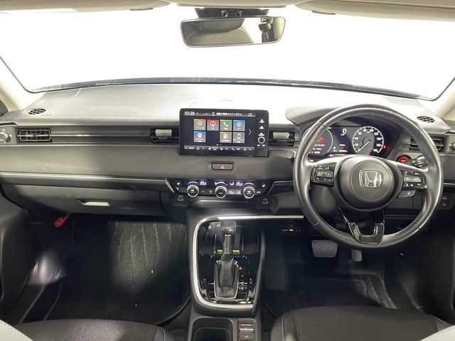 ホンダ ヴェゼル ハイブリッド e:HEV Z 広島県 2021(令3)年 5.5万km クリスタルブラックパール 純正９型ナビ/バックカメラ/シートヒーター/ブラインドスポットモニター/ＥＴＣ/レーダークルーズコントロール/フルセグ/ステアリングヒーター/オートマチックハイビーム/ワイヤレス充電/電動リアゲート/エアバッグ(運転席/助手席/サイド/カーテン)/純正18インチアルミホイール(225/50/R18)