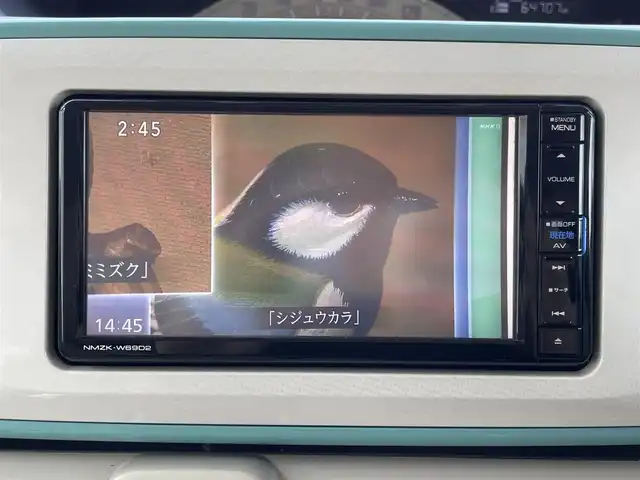 ダイハツ ムーヴ キャンバス X メイクアップ リミテッド SAⅢ 愛媛県 2018(平30)年 6.5万km パールホワイトⅢ/ファインミントメタリック 2トーン 社外SDナビ/AM/FM/CD/DVD/BT/フルセグTV/全周囲カメラ　/両側電動スライド　/スマートアシスト　/全周囲ドラレコ　/ETC　/衝突被害軽減装置　/ヘッドライトレベライザー　/アイドリングストップ/純正ホイールキャップ/フォグランプ/現状サマー(鉄)(155/65/R14)