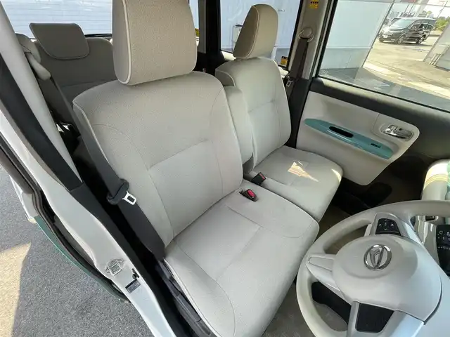 ダイハツ ムーヴ キャンバス X メイクアップ リミテッド SAⅢ 愛媛県 2018(平30)年 6.5万km パールホワイトⅢ/ファインミントメタリック 2トーン 社外SDナビ/AM/FM/CD/DVD/BT/フルセグTV/全周囲カメラ　/両側電動スライド　/スマートアシスト　/全周囲ドラレコ　/ETC　/衝突被害軽減装置　/ヘッドライトレベライザー　/アイドリングストップ/純正ホイールキャップ/フォグランプ/現状サマー(鉄)(155/65/R14)