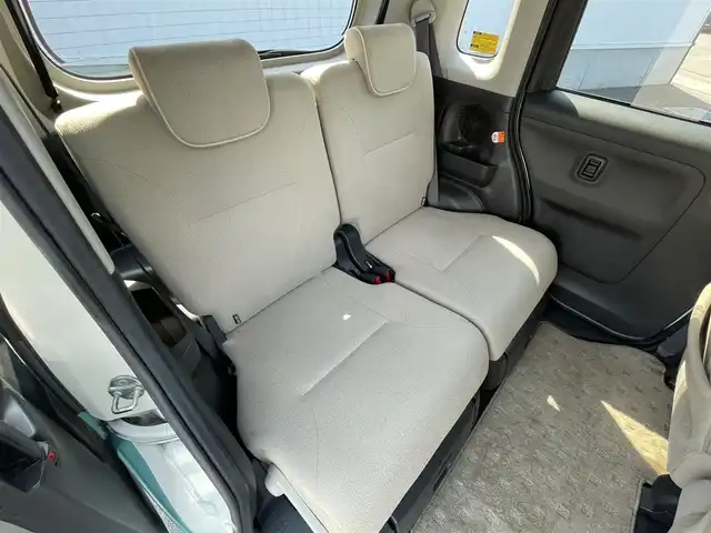 ダイハツ ムーヴ キャンバス X メイクアップ リミテッド SAⅢ 愛媛県 2018(平30)年 6.5万km パールホワイトⅢ/ファインミントメタリック 2トーン 純正SDナビ/AM/FM/CD/DVD/BT/フルセグTV/全周囲カメラ　/両側パワースライドドア　/スマートアシストII/・衝突被害軽減ブレーキ/・車線逸脱警報/・誤発進抑制機能/・先行車発進告知/全周囲ドライブレコーダー　/ETC/ヘッドライトレベライザー　/アイドリングストップ/純正ホイールキャップ/フォグランプ/禁煙車