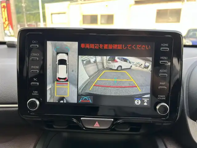 トヨタ ヤリスクロス ハイブリッド Z 滋賀県 2022(令4)年 1.8万km ダークブルーマイカM ワンオーナー/ディーラーナビ/　【AM・FM/CD/Bluetooth/TV/USB】/バックカメラ　【全方位】/ハーフレザーシート/運転席・助手席　シートヒーター/パワーシート/レーントレーシングアシスト/リヤクロストラフィックアラート/パーキングサポートブレーキ/ロードサインアシスト/横滑り防止システム/コーナーセンサー/ダウンヒルアシストコントロール/パワーバックドア/電格ミラー/ウィンカーミラー/Autoハイビーム/前後ドライブレコーダー/ETC2.0
