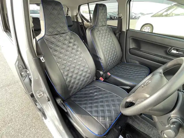 ダイハツ ミラ イース X リミテッド SAⅢ 滋賀県 2021(令3)年 0.7万km ブライトシルバーメタリック 純正メモリナビ/(BT/TV/CD/DVD)/バックカメラ/衝突軽減システム/レーンキープアシスト/パーキングアシスト/アイドリングストップ/LEDヘッドライト/オートマチックハイビーム/コーナーセンサー/ドラレコ/純正フロアマット/スペアキー