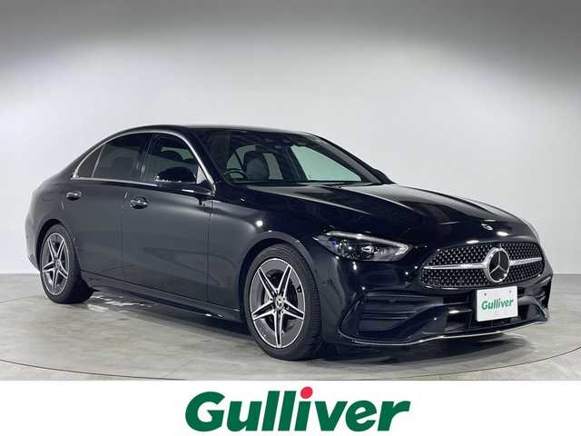 メルセデス・ベンツ Ｍ・ベンツ Ｃ２２０ｄ アバンギャルド　AMGライン 福岡県 2023(令5)年 7万km 黒 純正ナビゲーション/BT DVD CD/フルセグテレビ/全方位カメラ/ブラインドスポットモニター/ヘッドアップディスプレイ/コーナーセンサー/レーダークルーズコントロール/パトルシフト/プッシュスタートエンジン/スマートキー/ドライブレコーダー前後/ETC/オートライト/LEDヘッドライト/純正18インチアルミホイール