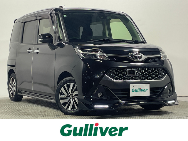 トヨタ タンク カスタムG S 大阪府 2018(平30)年 4.8万km ブラックマイカメタリック TRDエアロ　純正ナビ　バックカメラ　Bluetooth　フルセグTV　DVD再生　衝突軽減ブレーキ　クルーズコントロール　両側パワースライドドア　ドライブレコーダー　ETC オートライト　LEDヘッドライト　スマートキー