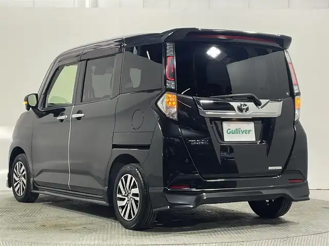 トヨタ タンク カスタムG S 大阪府 2018(平30)年 4.8万km ブラックマイカメタリック TRDエアロ　純正ナビ　バックカメラ　Bluetooth　フルセグTV　DVD再生　衝突軽減ブレーキ　クルーズコントロール　両側パワースライドドア　ドライブレコーダー　ETC オートライト　LEDヘッドライト　スマートキー