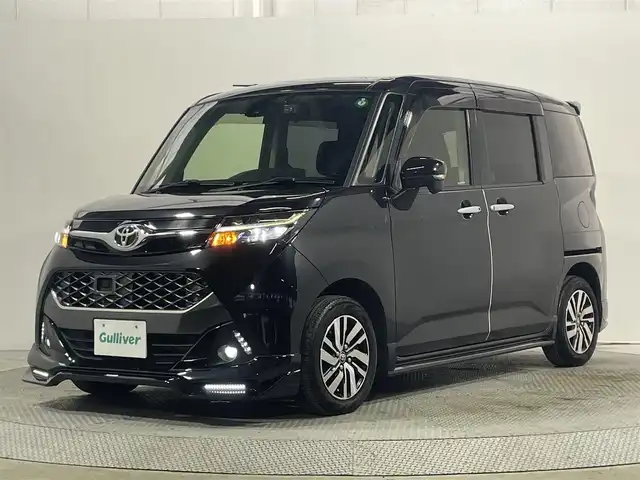 トヨタ タンク カスタムG S 大阪府 2018(平30)年 4.8万km ブラックマイカメタリック TRDエアロ　純正ナビ　バックカメラ　Bluetooth　フルセグTV　DVD再生　衝突軽減ブレーキ　クルーズコントロール　両側パワースライドドア　ドライブレコーダー　ETC オートライト　LEDヘッドライト　スマートキー