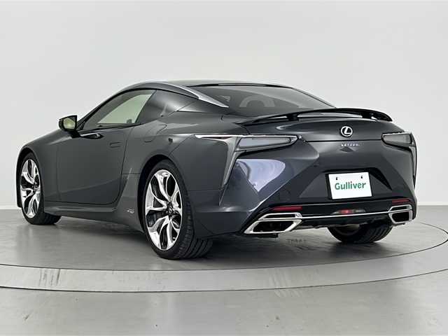 レクサス ＬＣ 500h Sパッケージ 福島県 2021(令3)年 3.1万km ダークグレーマイカ /禁煙車//Lexus Safety System＋/・プリクラッシュセーフティ/・レーントレーシングアシスト/・レーダークルーズコントロール/・オートマチックハイビーム//ブラインドスポットモニター//格納式リアスポイラー//カーボンルーフ//メーカー10.3インチナビ/・BT.CD.VD.SD.USB.AUX.ミラーキャスト/・フルセグTV//バックカメラ//ハーフレザーシート/・前席パワーシート/・D席シートメモリー//パドルシフト//ステアリングスイッチ//純正ドライブレコーダー（F）//ビルトインETC2.0//プッシュスタート//スマートキー×2//電動パーキングブレーキ//オートホールド//三眼LEDヘッドライト//純正21インチAW//純正フロアマット