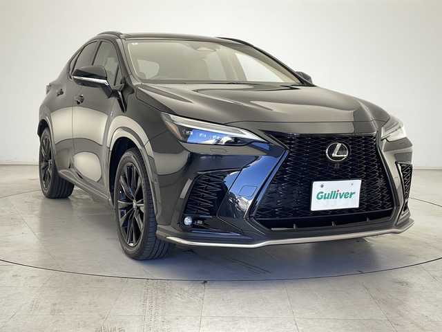 レクサス ＮＸ 350h Fスポーツ 千葉県 2024(令6)年 1.6万km グラファイトブラックガラスフレーク 衝突軽減ブレーキ/レーンキープアシスト/レーダークルーズコントロール/オートマチックハイビーム/全方位カメラ/純正メモリナビ/（フルセグ/Bluetooth/FM/AM）/アイドリングストップ/ETC2.0/シートヒーター（運転席＋助手席）/エアシート（運転席＋助手席）/ブラインドスポットモニター/ヘッドアップディスプレイ/デジタルインナーミラー/LEDヘッドライト/フォグライト/電動格納ミラー/パドルシフト
