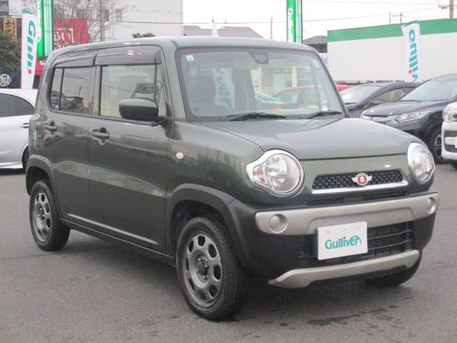 スズキ ハスラー G 岡山県 2015(平27)年 8.1万km クールカーキPM スマートキー×2/プッシュスタート/D席シートヒーター/アイドリングストップ/レーダーブレーキサポート