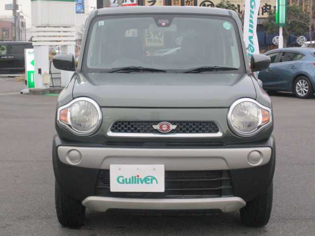 スズキ ハスラー G 岡山県 2015(平27)年 8.1万km クールカーキPM スマートキー×2/プッシュスタート/D席シートヒーター/アイドリングストップ/レーダーブレーキサポート