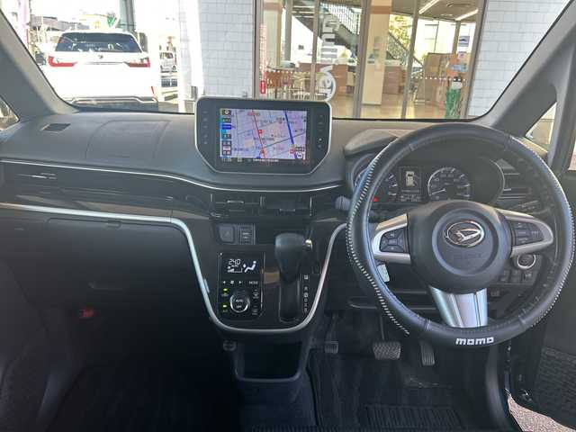 ダイハツ ムーヴ カスタム X LTD SAⅢ 京都府 2019(令1)年 3.4万km レーザーブルークリスタルシャイン ワンオーナー/純正メモリナビ/フルセグテレビ/バックカメラ/アラウンドビュー/アイドリングストップ/ウィンカーミラー/ドアバイザー/プッシュスタート/ETC/レーンキープ/衝突軽減ブレーキ/シートヒーター