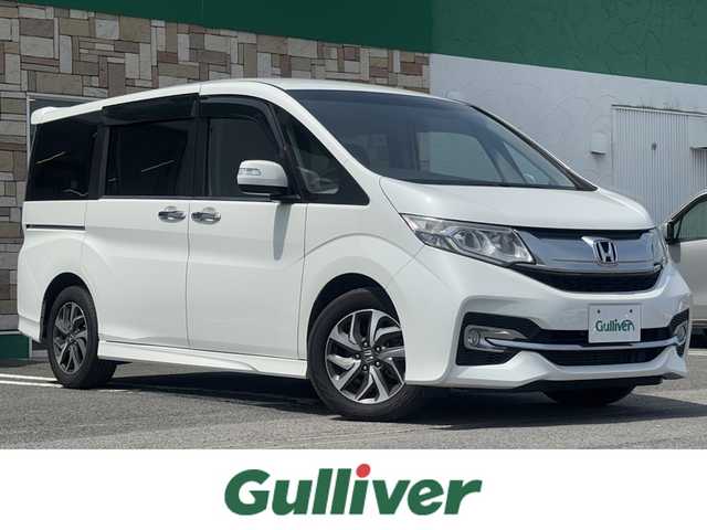 ホンダ ステップワゴン スパーダ 徳島県 2015(平27)年 9.1万km ホワイトオーキッドパール ナビ【AVN-SZ04i】/純正16インチアルミホイール/純正フロアマット/両側パワースライドドア/横滑り防止装置/バックカメラ/オートマチックハイビーム/カーテンエアバッグ/ドライブレコーダー/フォグランプ/プッシュスタート/スマートキー