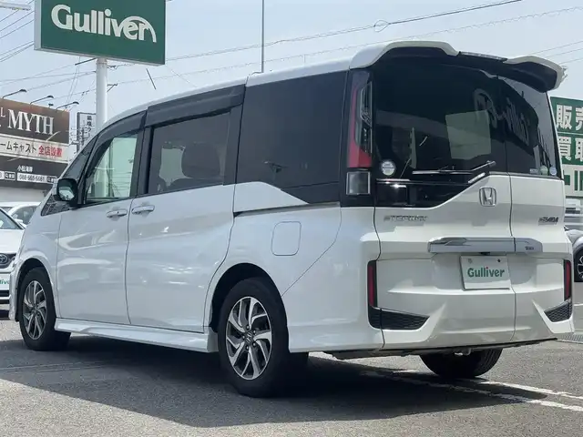 ホンダ ステップワゴン スパーダ 徳島県 2015(平27)年 9.1万km ホワイトオーキッドパール ナビ【AVN-SZ04i】/純正16インチアルミホイール/純正フロアマット/両側パワースライドドア/横滑り防止装置/バックカメラ/オートマチックハイビーム/カーテンエアバッグ/ドライブレコーダー/フォグランプ/プッシュスタート/スマートキー
