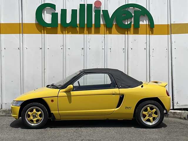 ホンダ ビート 静岡県 1991(平3)年 4.5万km カーニバルイエロー ５速マニュアル/パワーウィンドウ/純正フロアマット