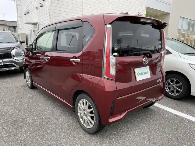 ダイハツ ムーヴ カスタム RS ハイパー SAⅡ 石川県 2016(平28)年 8.2万km ワイン 社外メモリーナビ/フルセグTV/バックカメラ/LEDヘッドライト/ETC/スマートキー/プッシュスタート/レーダーブレーキ/ドライブレコーダー/ハーフレザーシート