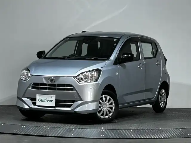ダイハツ ミラ イース L SAⅢ 愛媛県 2021(令3)年 0.5万km ブライトシルバーメタリック 純正オーディオ/レーンキープアシスト/コーナーセンサー/衝突被害軽減ブレーキ/純正フロアマット/オートマチックハイビーム/オートライト/ヘッドライトレベライザー/ドアバイザー/スペアキー/保証書