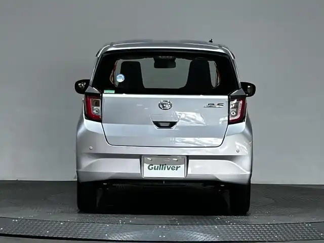 ダイハツ ミラ イース L SAⅢ 愛媛県 2021(令3)年 0.5万km ブライトシルバーメタリック 純正オーディオ/レーンキープアシスト/コーナーセンサー/衝突被害軽減ブレーキ/純正フロアマット/オートマチックハイビーム/オートライト/ヘッドライトレベライザー/ドアバイザー/スペアキー/保証書