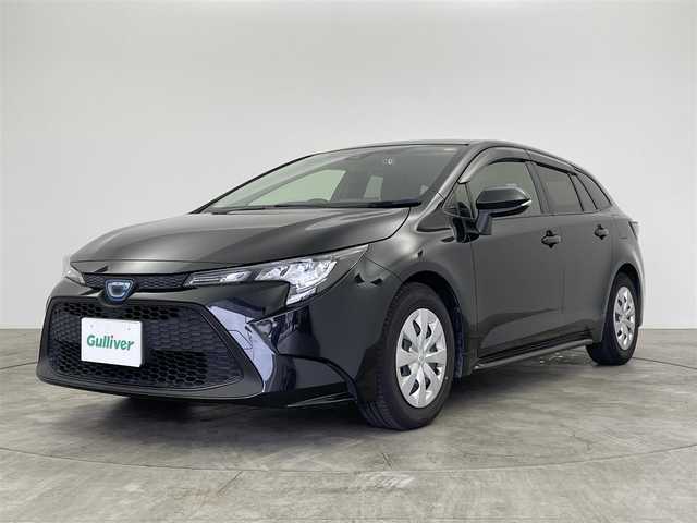 トヨタ カローラツーリング ハイブリッド G－X プラス 群馬県 2021(令3)年 7.5万km ブラックマイカ 純正ディスプレイオーディオナビ　バックカメラ　衝突軽減システム　アダプティブクルーズコントロール　レーンアシスト　アイドリングストップ　ドライブレコーダー　横滑り防止　スマートキー　プッシュスタート