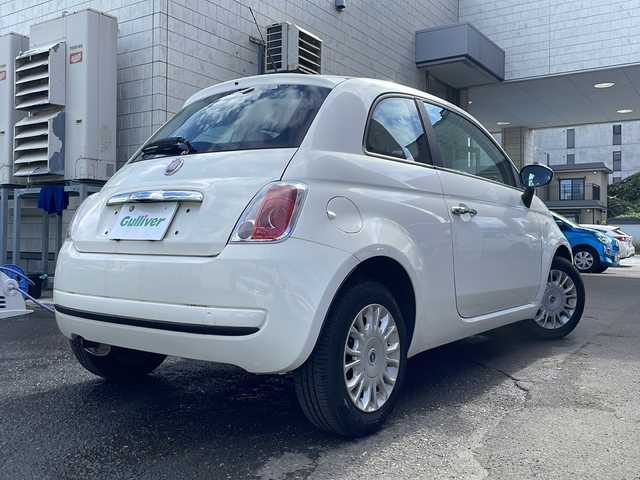 フィアット ５００ 1．2 ポップ 道央・札幌 2013(平25)年 4.1万km 白 純正オーディオ(FM、AM、CD)/純正フロアマット/ETC/ダブルエアバッグ