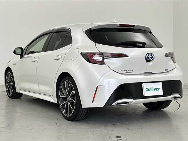 トヨタ カローラ スポーツ ハイブリッドG Z 宮城県 2018(平30)年 4.9万km ホワイトパールクリスタルシャイン 禁煙車/Toyota Safety Sense/・プリクラッシュセーフティ/・レーントレーシングアシスト/・レーダークルーズコントロール/・オートマチックハイビーム/純正7インチSDナビ/・BT.CD.DVD.SD/バックカメラ/フルセグTV/ビルトインETC/ドライブレコーダー（FR）/プッシュスタート/スマートキー/電動パーキングブレーキ/LEDヘッドライト/LEDフォグライト/ステアリングスイッチ/純正フロアマット/純正18インチAW/純正ドアバイザー/トノカバー