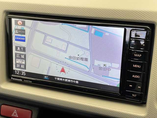 スズキ アルト L 福島県 2021(令3)年 2.3万km シフォンアイボリーM 禁煙車/社外ナビPanasonic　CNR775W【フルセグTV/ DVD/CD/SD/Bluetooth】/スズキセーフティサポート/衝突被害軽減ブレーキ/車線逸脱警報機能/横滑り防止/オートライト/アイドリングストップ　/ビルトインETC/前方ドライブレコーダー/シートヒーター/キーレス/社外13インチアルミホイール